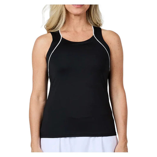 Women's Racerback Tennis Tank Black - Bell Racket Store
