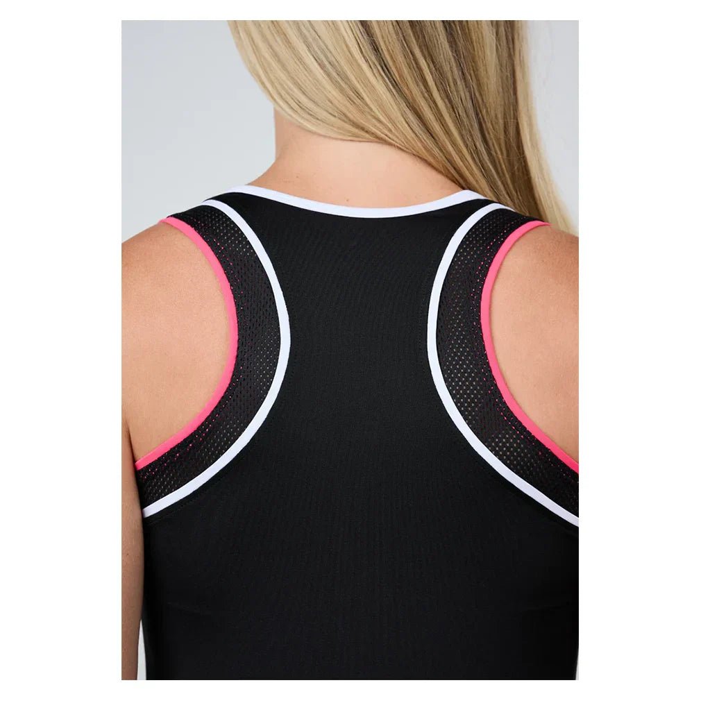 Women's Racerback Tennis Tank Black - Bell Racket Store