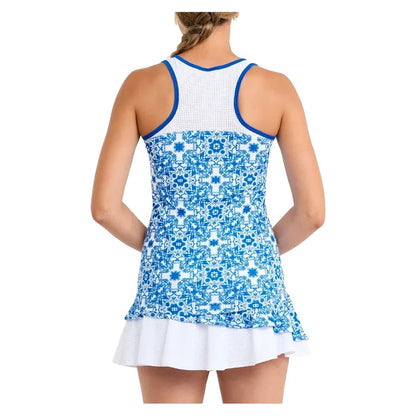 Women's Racerback Tennis Tank Sandra Tiles - Bell Racket Store