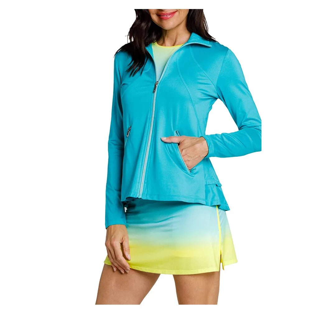 Women's Rachel Full - Zip Tennis Jacket Ceramic - Bell Racket Store