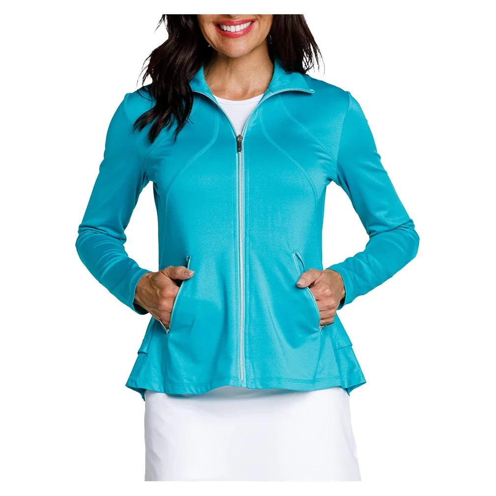 Women's Rachel Full - Zip Tennis Jacket Ceramic - Bell Racket Store