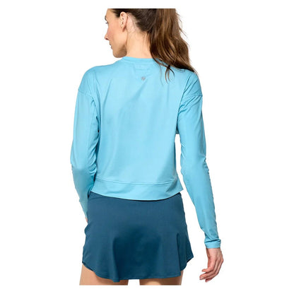 Women's Rally Tennis Top Tiffany Blue - Bell Racket Store