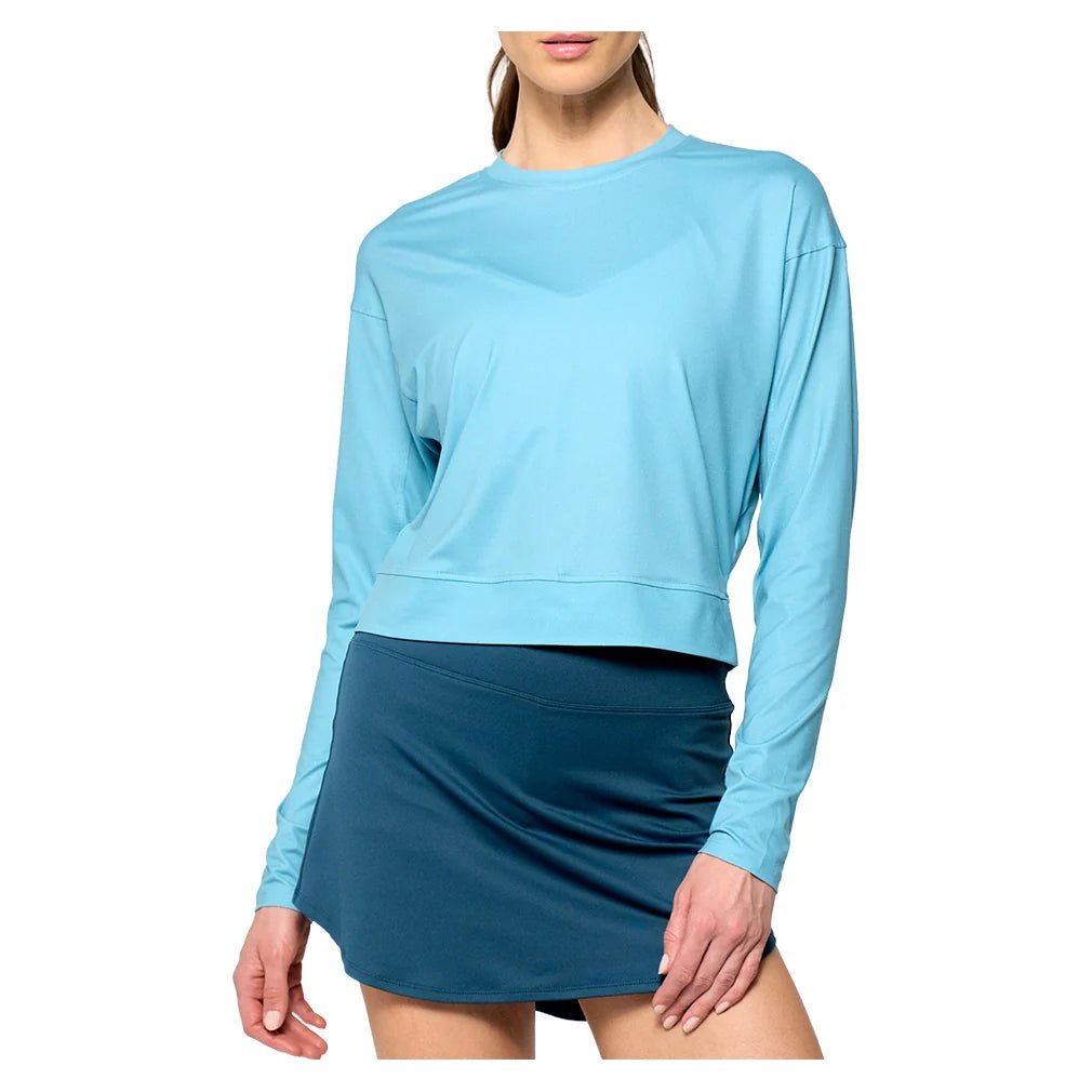 Women's Rally Tennis Top Tiffany Blue - Bell Racket Store