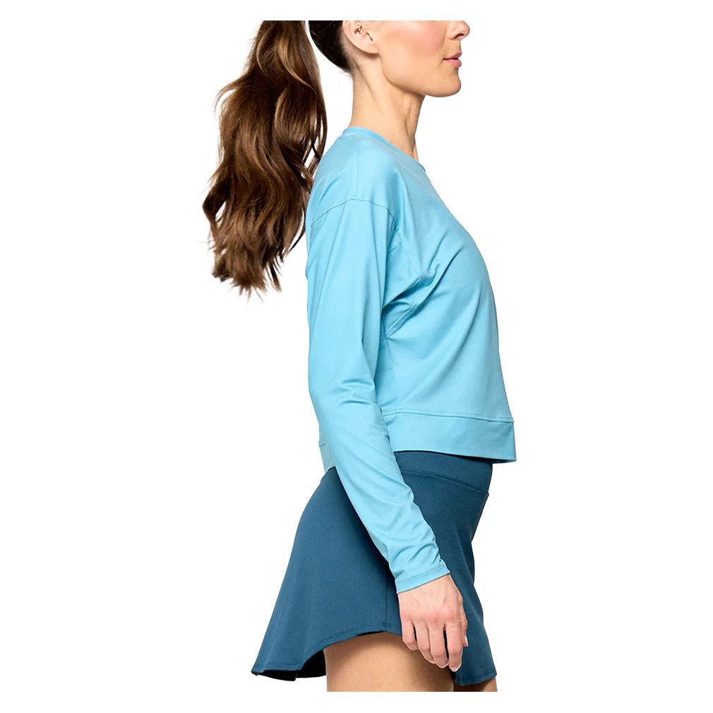 Women's Rally Tennis Top Tiffany Blue - Bell Racket Store