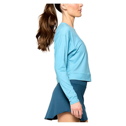 Women's Rally Tennis Top Tiffany Blue - Bell Racket Store