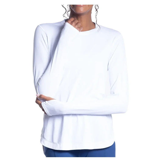 Women's Relaxed Scallop Tennis Top - Bell Racket Store