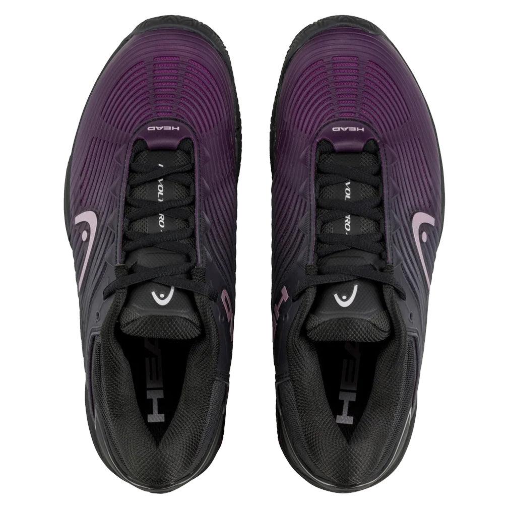 Women's Revolt Pro 4.5 Clay Tennis Shoes Black and Plum - Bell Racket Store
