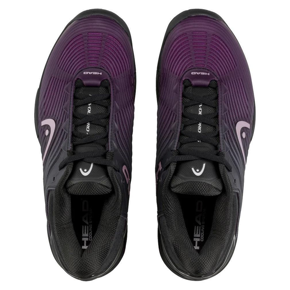 Women's Revolt Pro 4.5 Tennis Shoes Black and Plum - Bell Racket Store