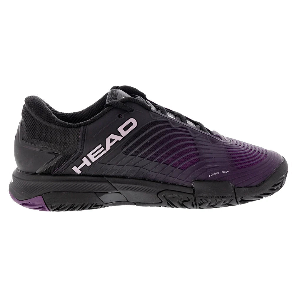 Women's Revolt Pro 4.5 Tennis Shoes Black and Plum - Bell Racket Store