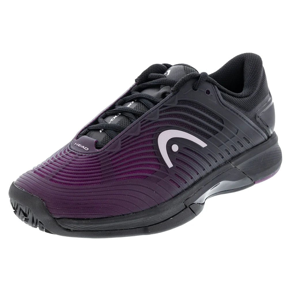 Women's Revolt Pro 4.5 Tennis Shoes Black and Plum - Bell Racket Store