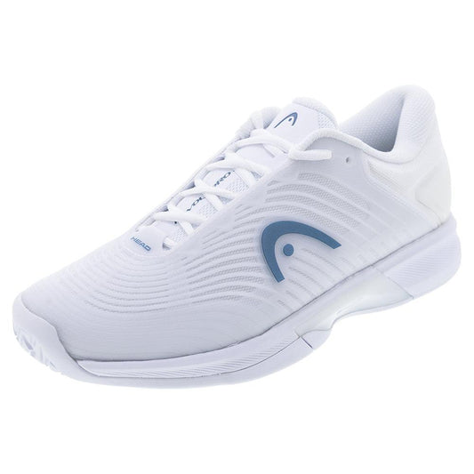 Women's Revolt Pro 4.5 Tennis Shoes White and Twilight Blue - Bell Racket Store