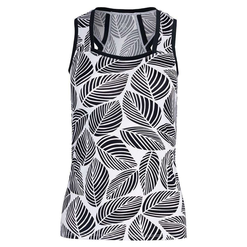 Women's Rumary Tennis Tank Botanical Leaves - Bell Racket Store