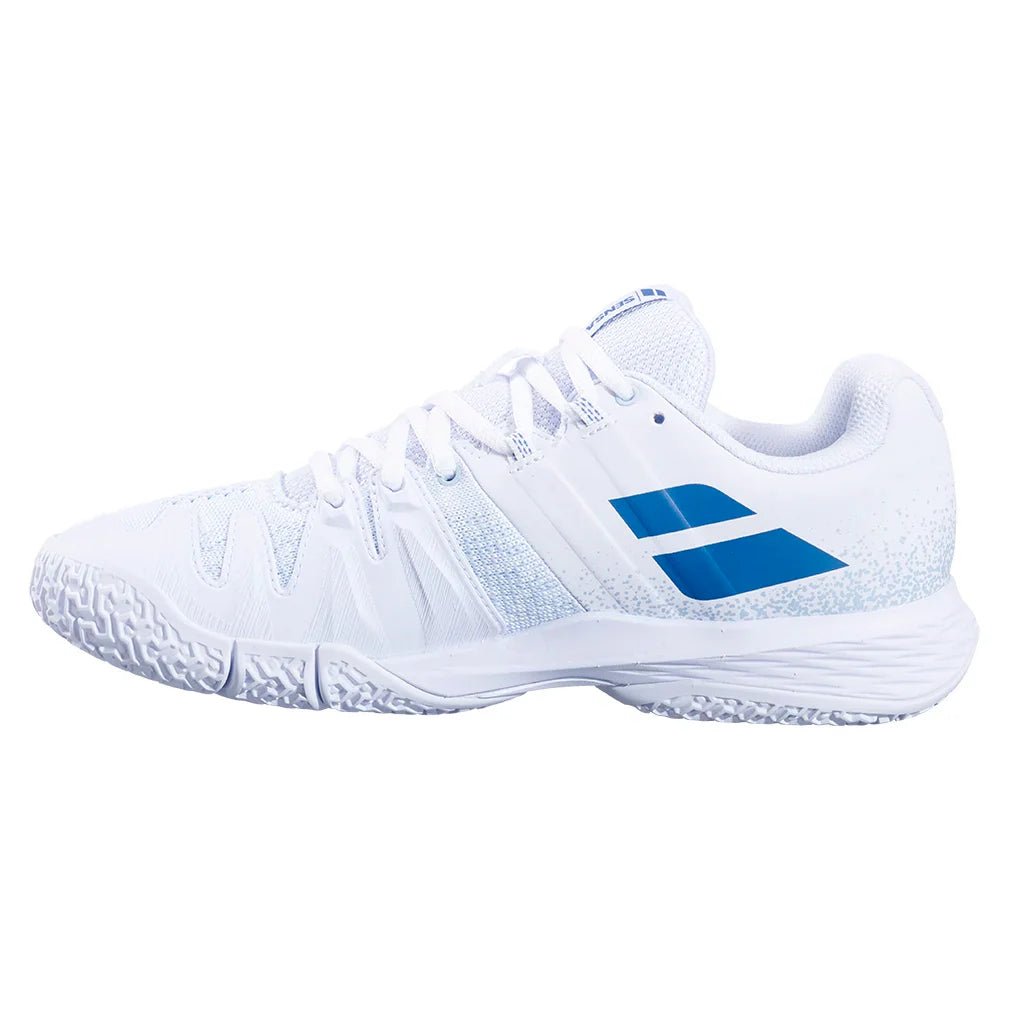 Women's Sensa Padel Shoes White and Cool Blue - Bell Racket Store