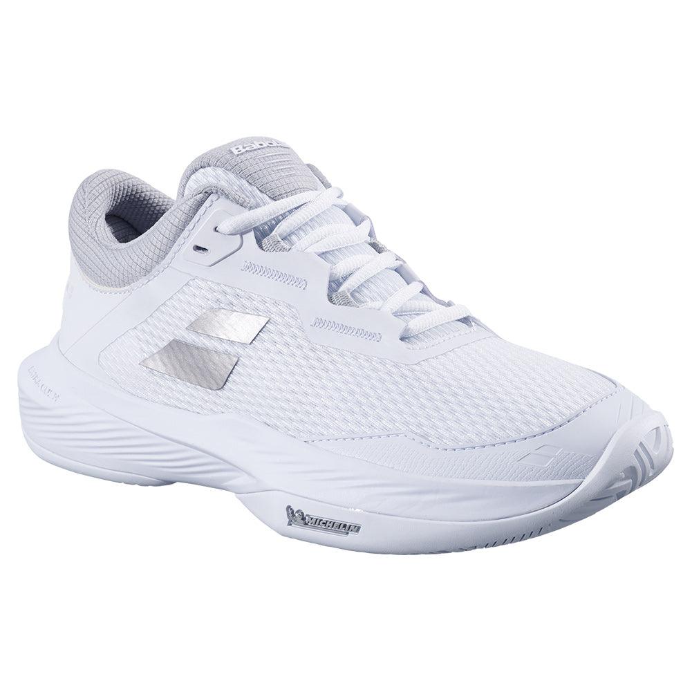 Women's SFX 4 Tennis Shoes White and Silver - Bell Racket Store