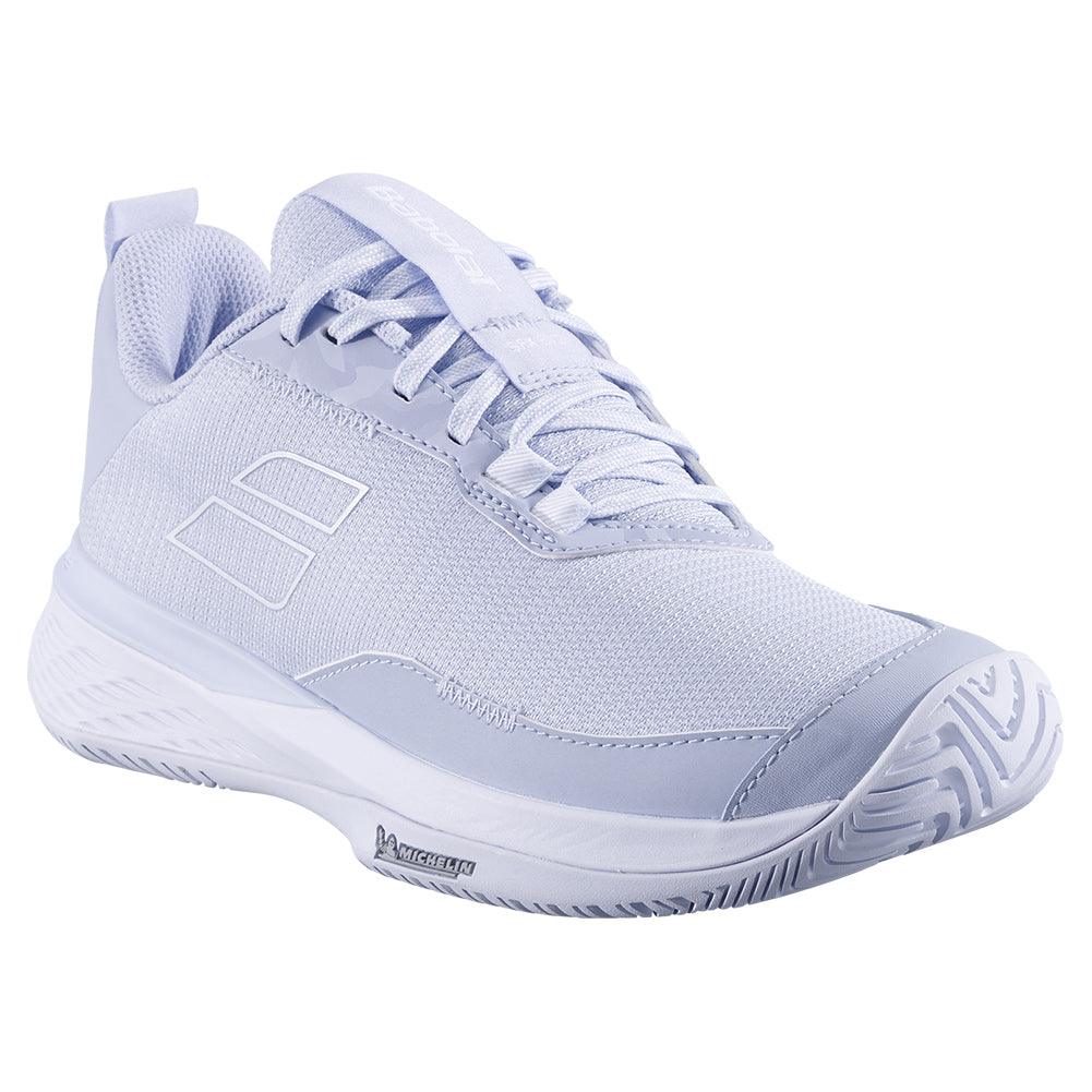 Women's SFX Evo Tennis Shoes Xenon Blue and White - Bell Racket Store