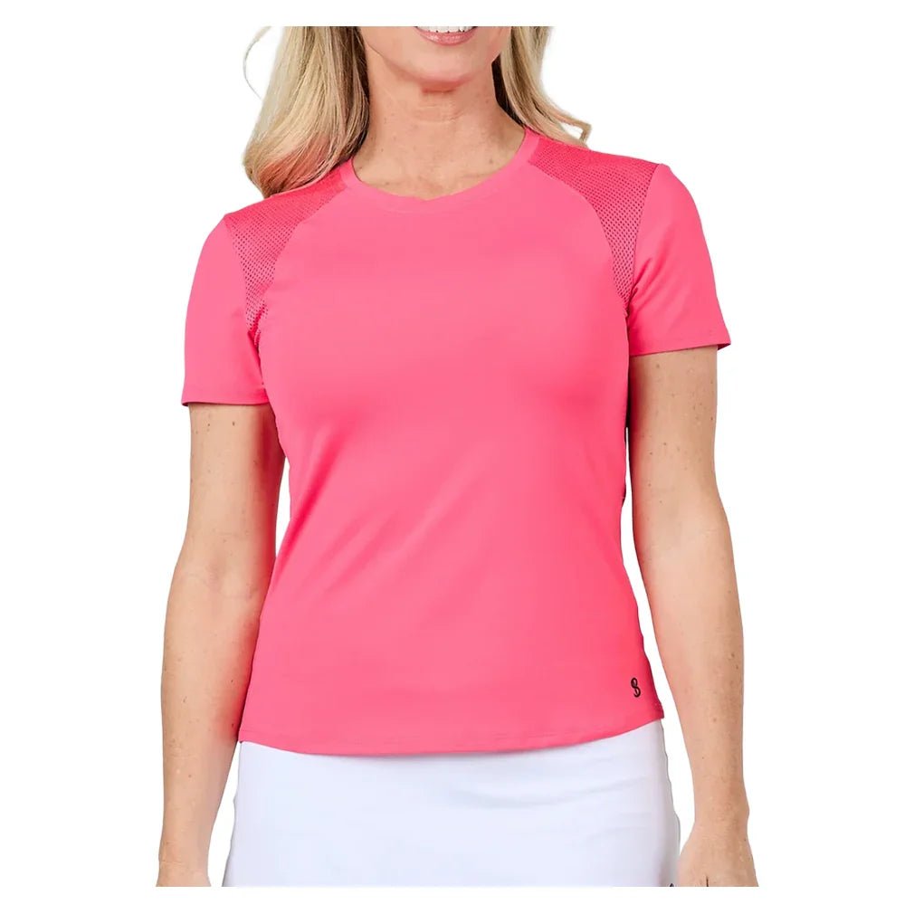 Women's Short Sleeve Tennis Top Amore - Bell Racket Store