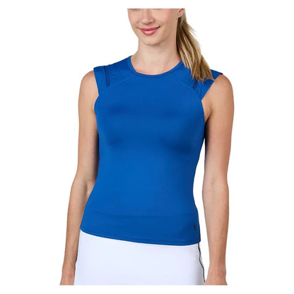 Women's Sleeveless Tennis Top True Blue - Bell Racket Store