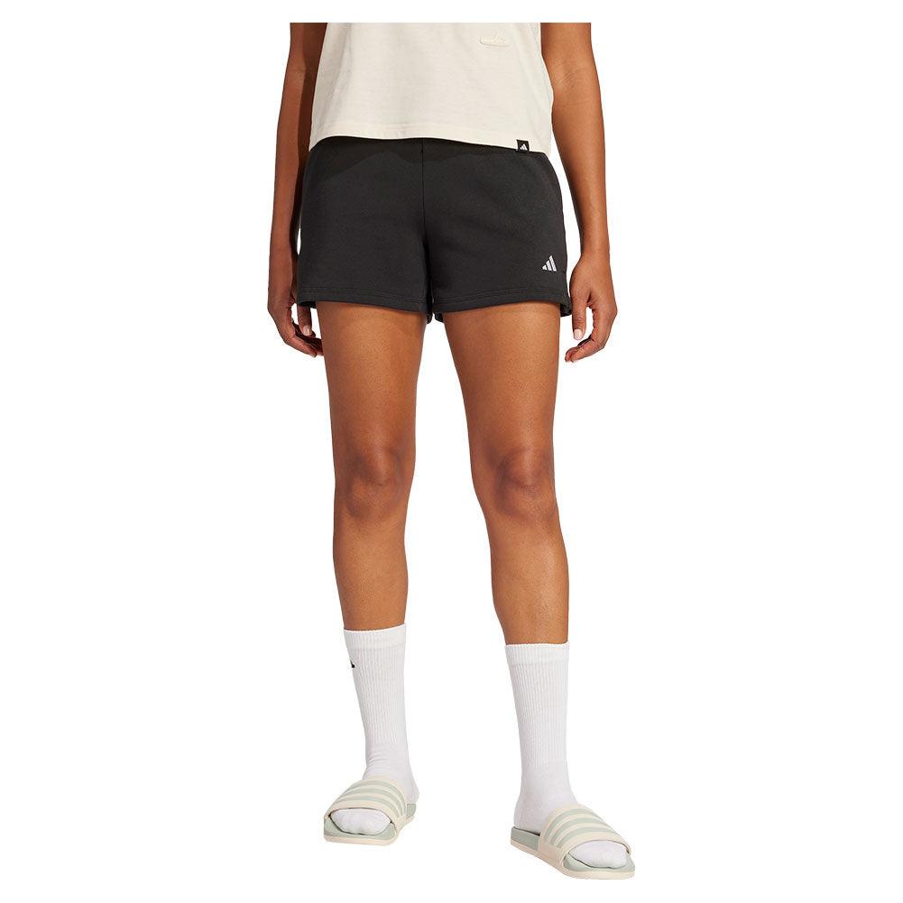 Women's Small Logo Feel Cozy Training Shorts Black - Bell Racket Store