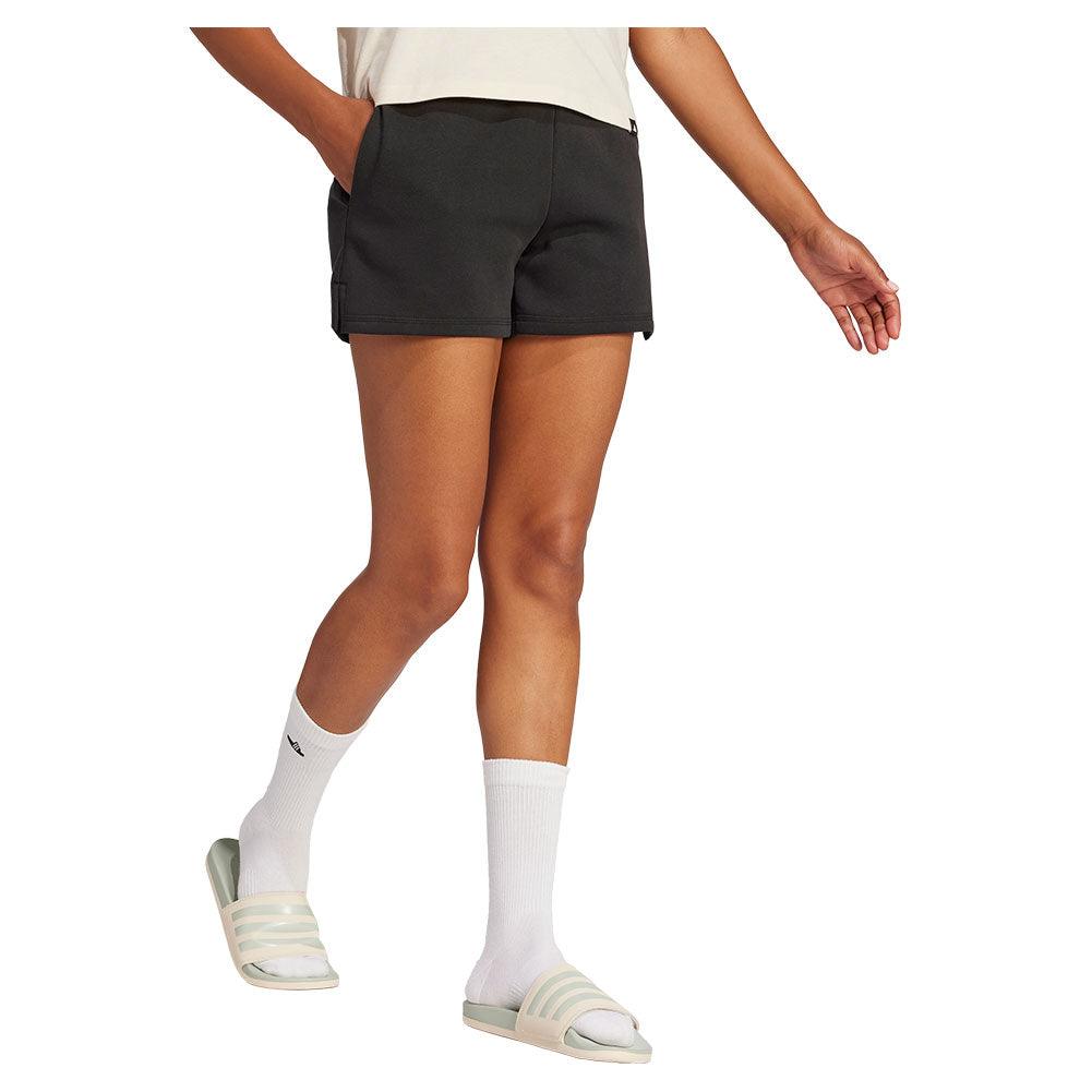 Women's Small Logo Feel Cozy Training Shorts Black - Bell Racket Store