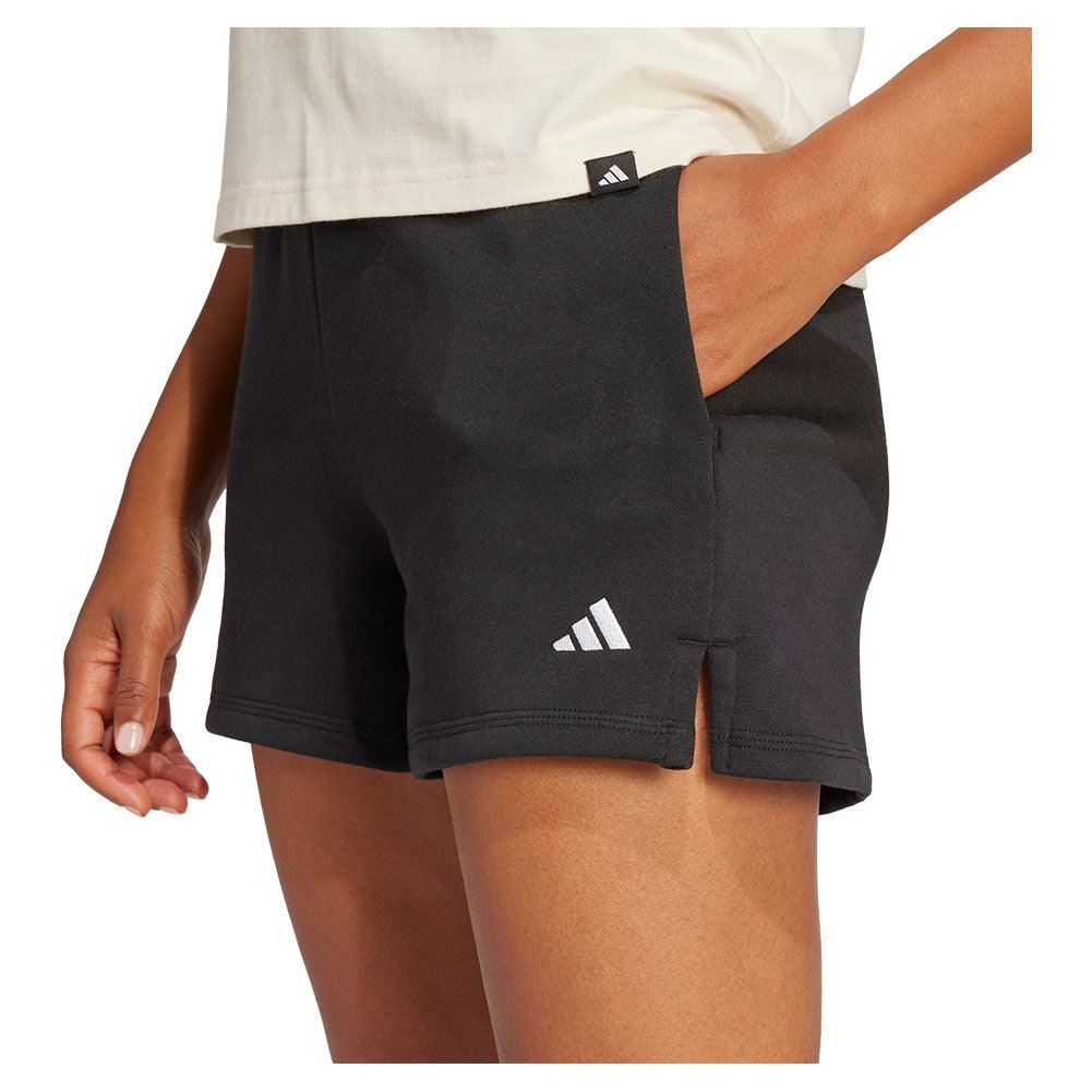 Women's Small Logo Feel Cozy Training Shorts Black - Bell Racket Store