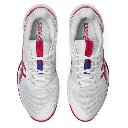 Women's Solution Speed FF 3 Tennis Shoes White and Bright Rose - Bell Racket Store