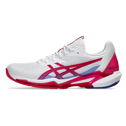Women's Solution Speed FF 3 Tennis Shoes White and Bright Rose - Bell Racket Store