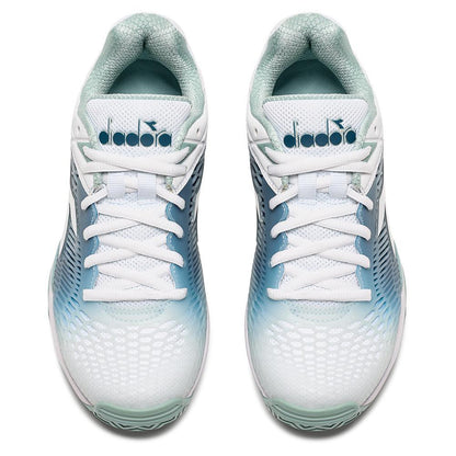 Women's Speed Competition 7 AG Tennis Shoes White and Surf Spray - Bell Racket Store