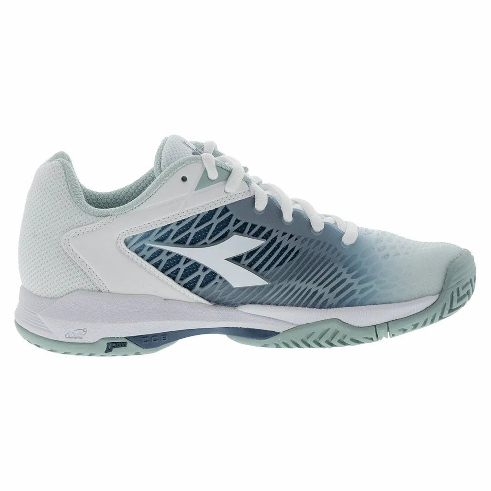 Women's Speed Competition 7 AG Tennis Shoes White and Surf Spray - Bell Racket Store