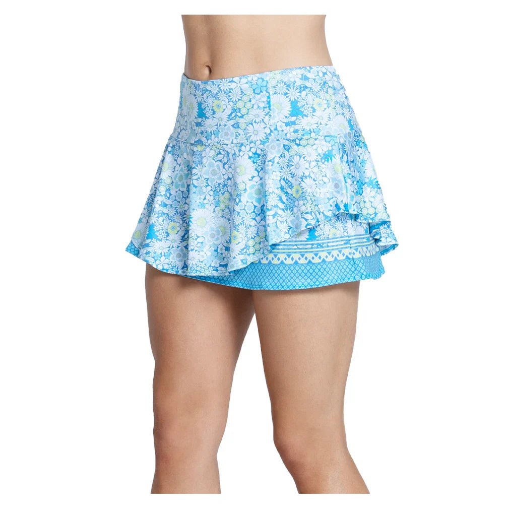 Women's Spring Blossom 13 Inch Tennis Skort Parrot - Bell Racket Store