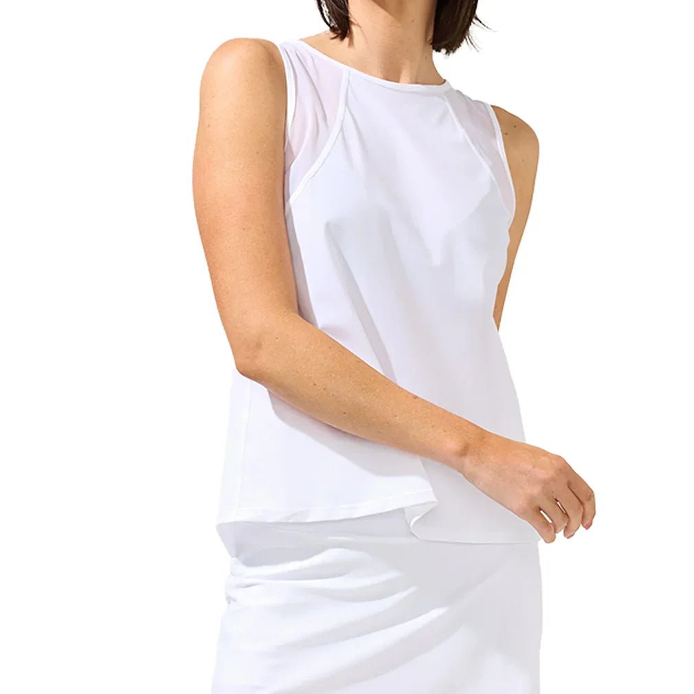 Women's Swing Tennis Tank Cloud White - Bell Racket Store