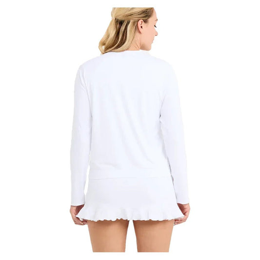 Women's Tennis Pullover White - Bell Racket Store