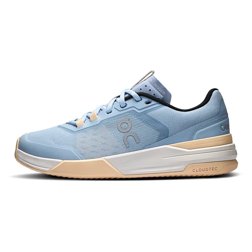 Women's THE ROGER Advantage Pro Clay Tennis Shoes Chambray and Blonde - Bell Racket Store
