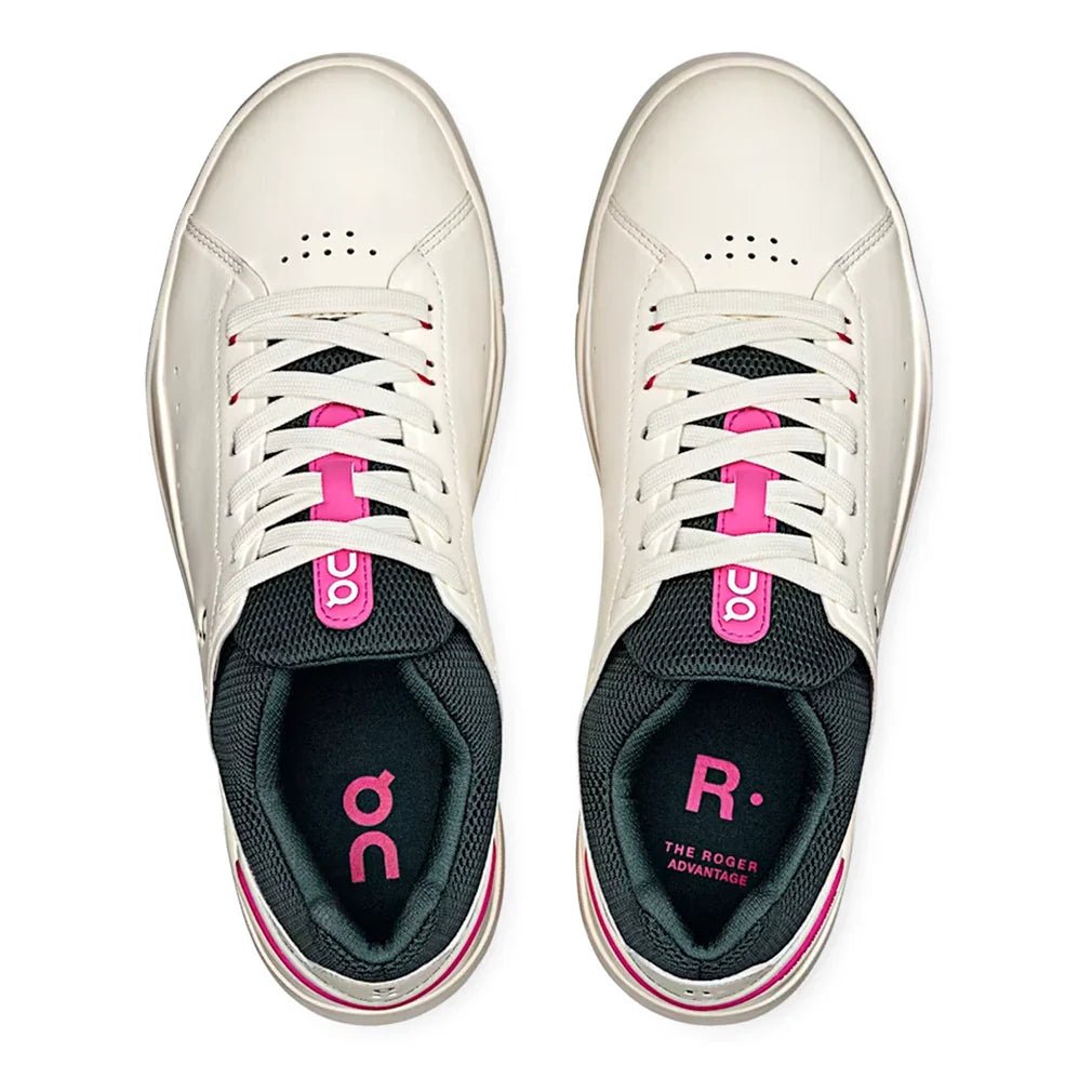 Women's THE ROGER Advantage Shoes Ivory and Pink - Bell Racket Store