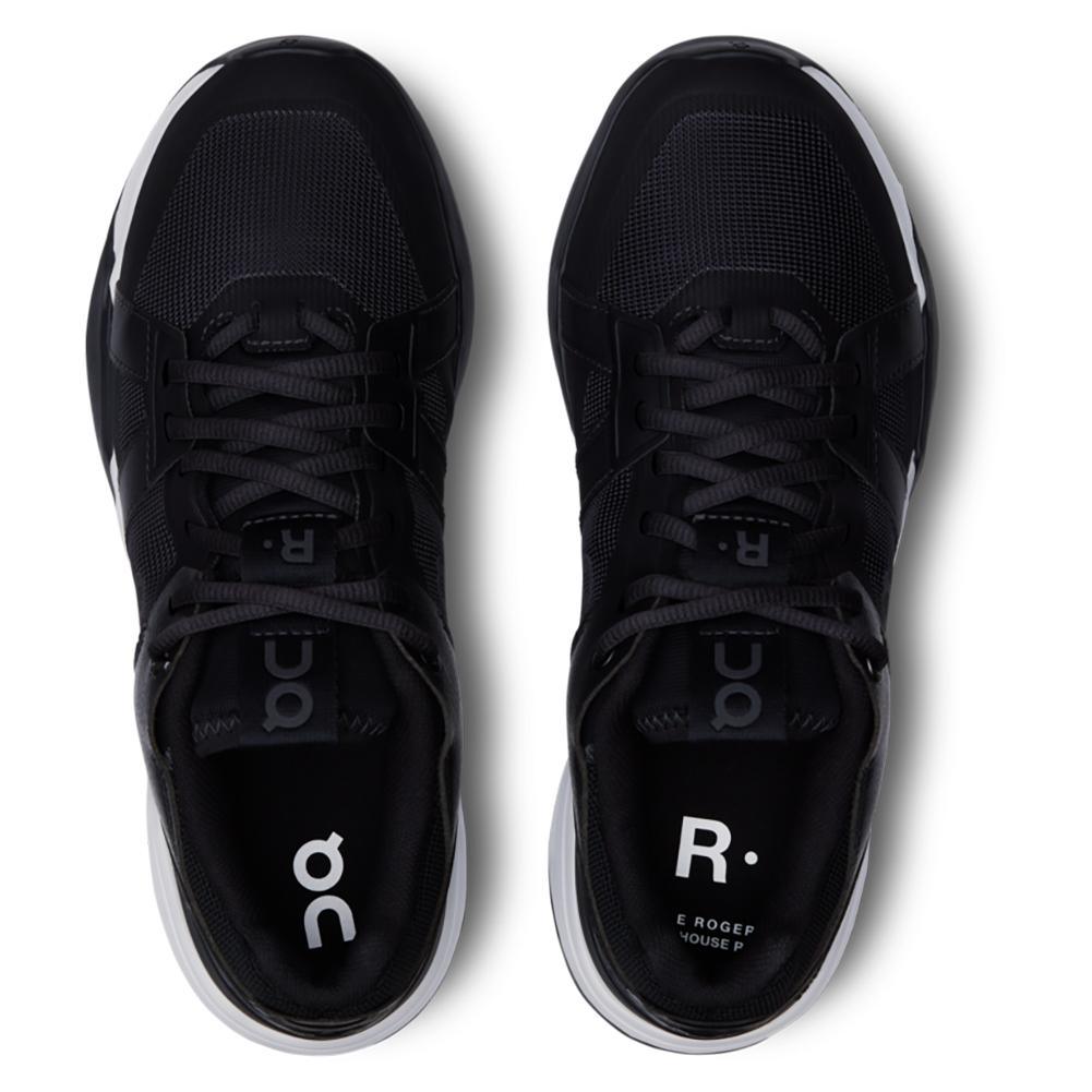 Women's The Roger Clubhouse Pro Tennis Shoes Black and White - Bell Racket Store