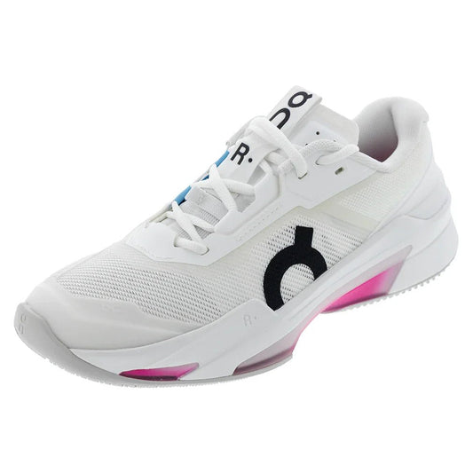 Women's THE ROGER Pro Fire Tennis Shoes White and Pink - Bell Racket Store