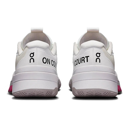 Women's THE ROGER Pro Fire Tennis Shoes White and Pink - Bell Racket Store