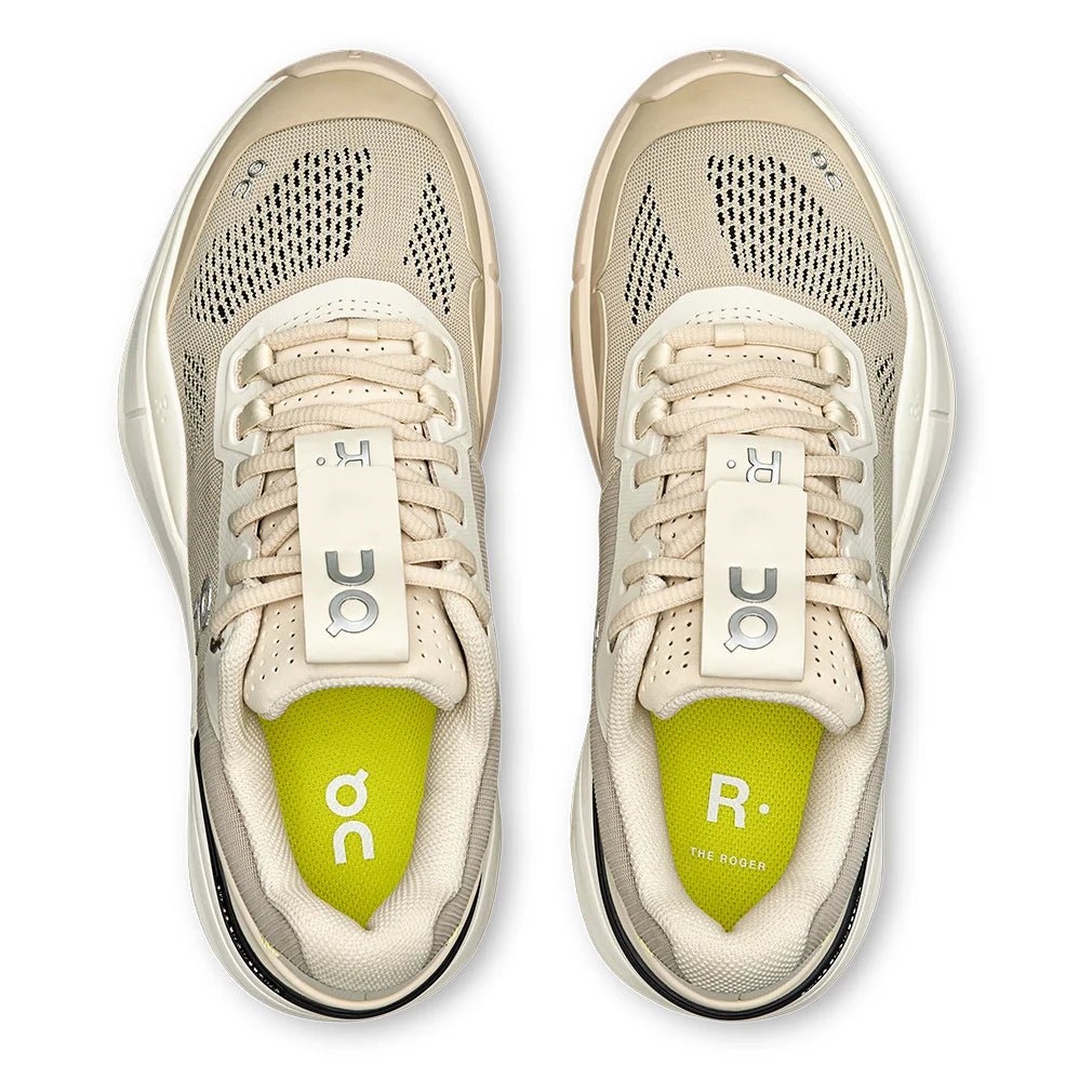 Women's THE ROGER Pro Tennis Shoes Sand and Ivory - Bell Racket Store