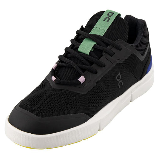 Women's THE ROGER Spin Shoes Black and Indigo - Bell Racket Store