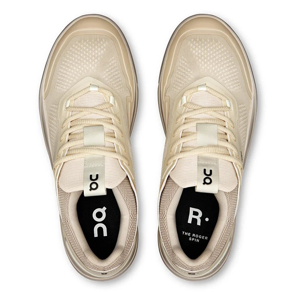 Women's THE ROGER Spin Shoes Sand and Ivory - Bell Racket Store