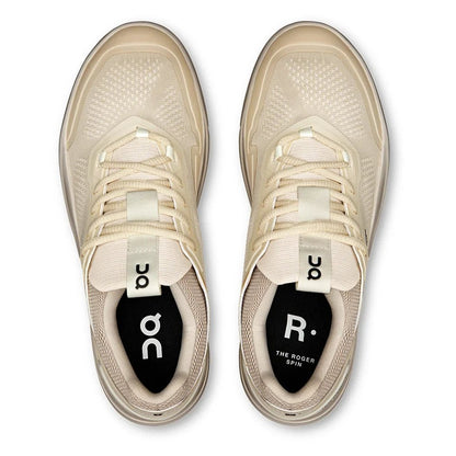 Women's THE ROGER Spin Shoes Sand and Ivory - Bell Racket Store
