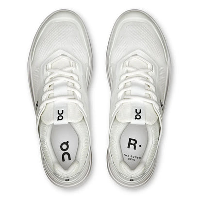 Women's THE ROGER Spin Shoes White and Black - Bell Racket Store