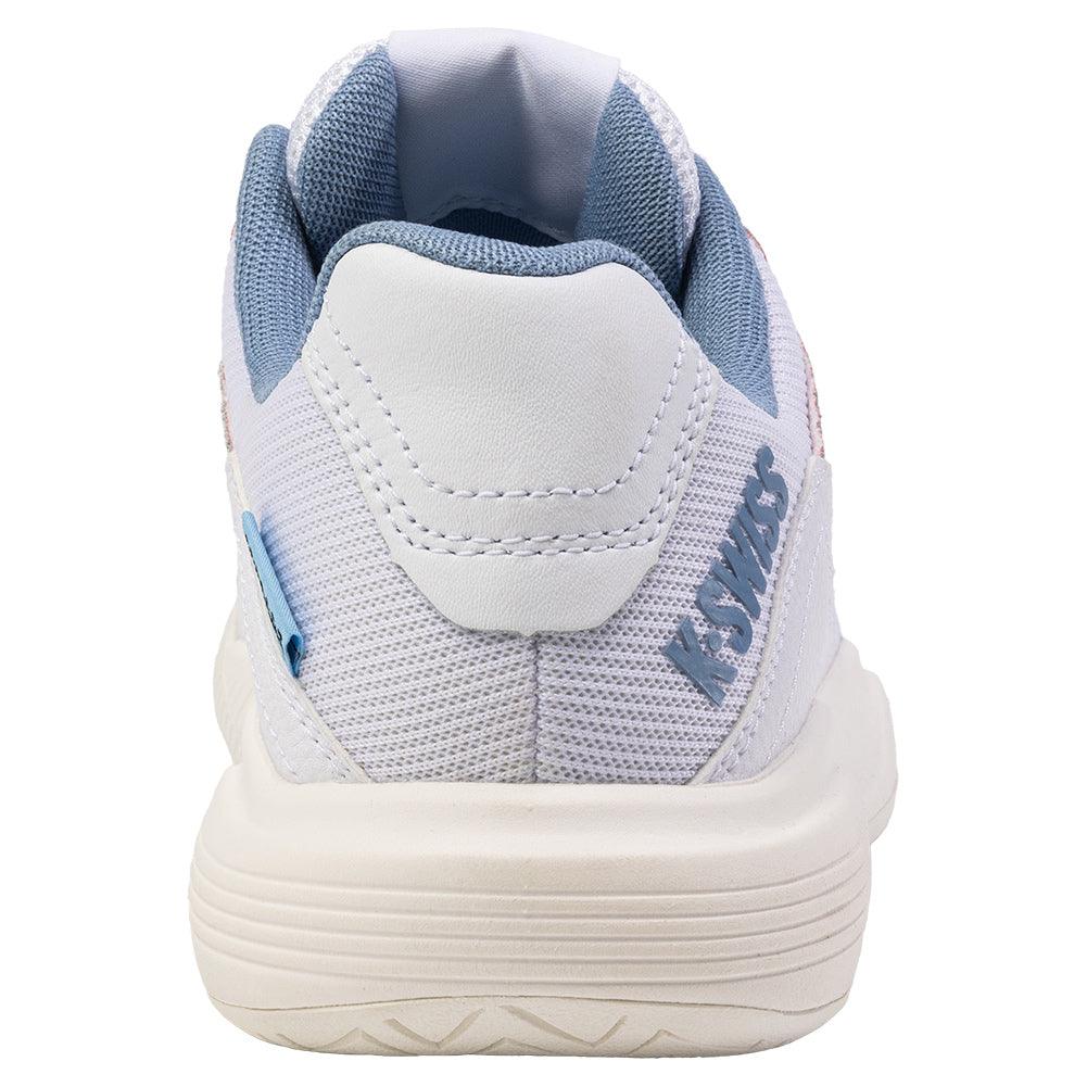 Women's Tura Team Pickleball Shoes White and Faded Denim - Bell Racket Store