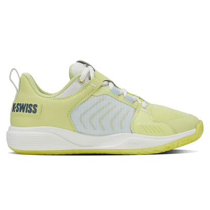 Women's Ultrashot Team Tennis Shoes Luminary Green and Blanc de Blanc - Bell Racket Store