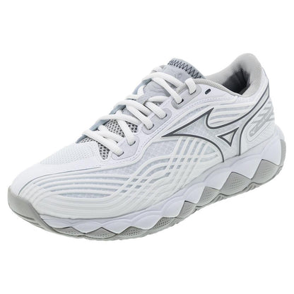 Women's Wave Enforce Tour 2 Tennis Shoes White and Silver - Bell Racket Store