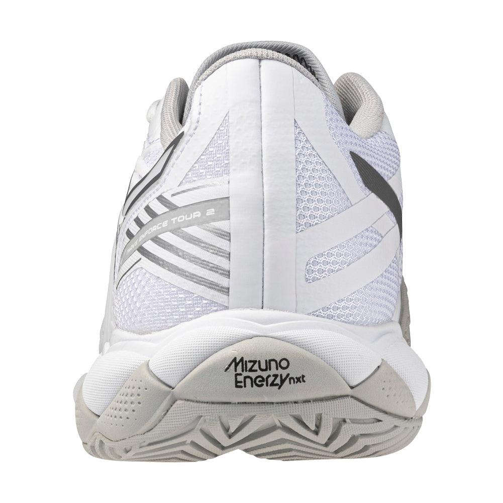 Women's Wave Enforce Tour 2 Tennis Shoes White and Silver - Bell Racket Store