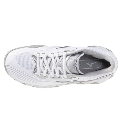 Women's Wave Enforce Tour 2 Tennis Shoes White and Silver - Bell Racket Store