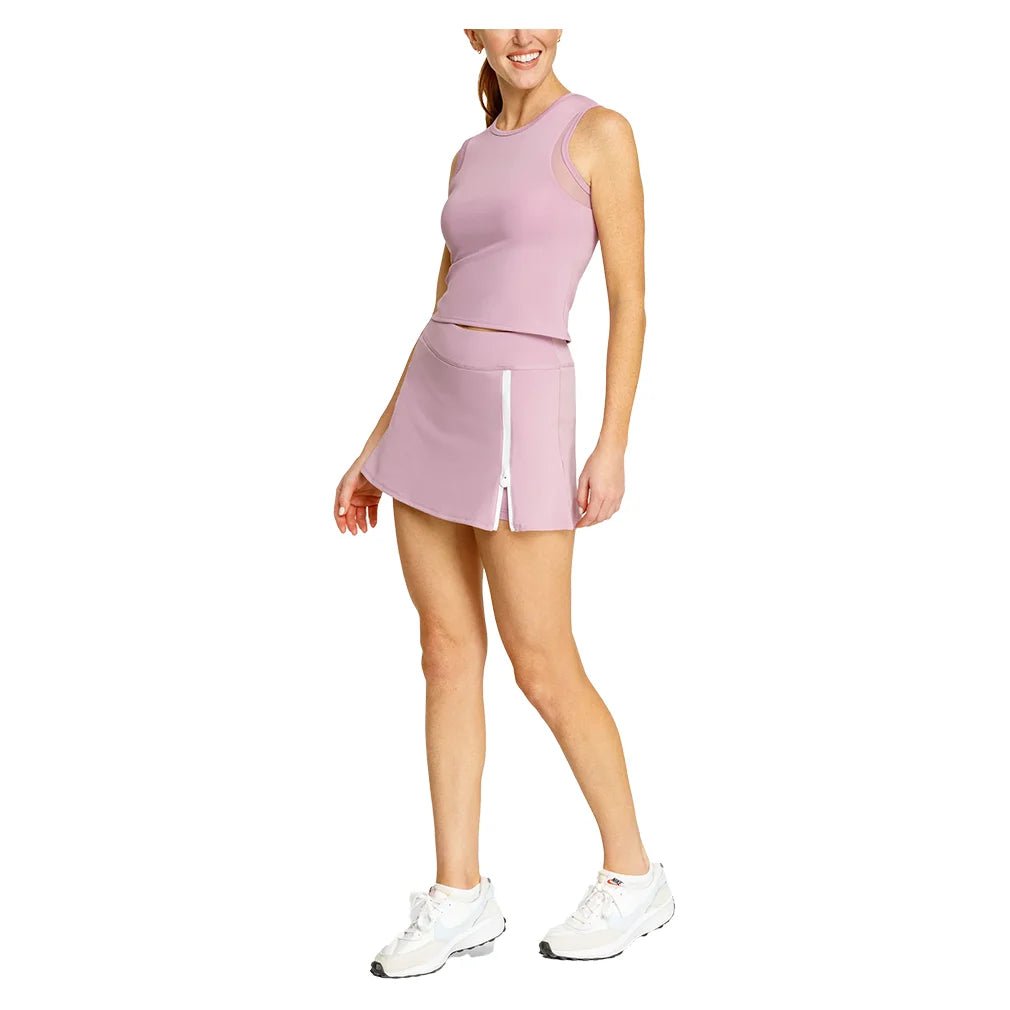 Women's Yana Cropped Pickleball Tank with Bra - Bell Racket Store