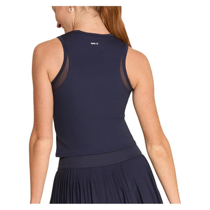 Women's Yana Cropped Pickleball Tank with Bra - Bell Racket Store