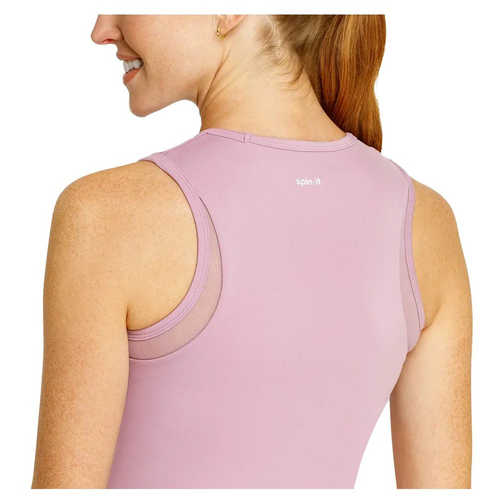 Women's Yana Cropped Pickleball Tank with Bra - Bell Racket Store