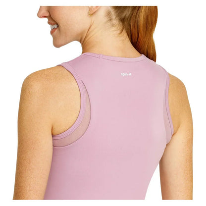 Women's Yana Cropped Pickleball Tank with Bra - Bell Racket Store